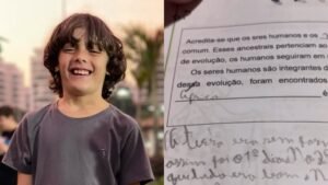 Menino defende a Criação em prova sobre evolução