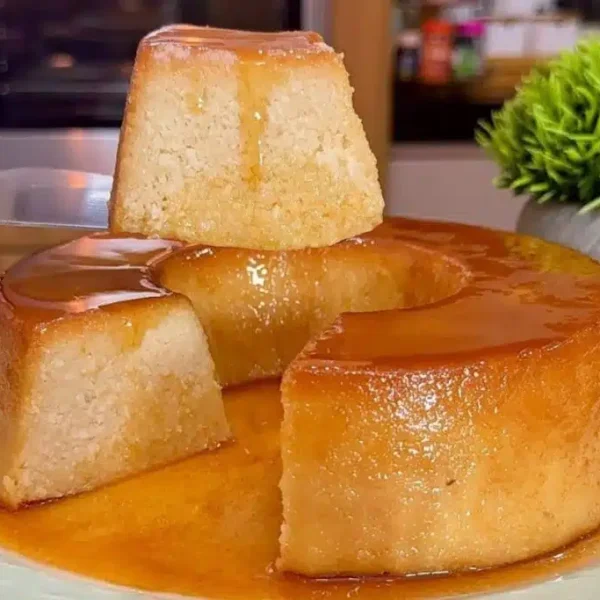 Pudim de Pão com Coco
