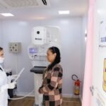 Carreta do programa Agora Tem Especialistas reforça atendimento à saúde da mulher no Gama