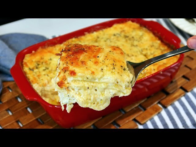 Lasanha de Queijo Muçarela
